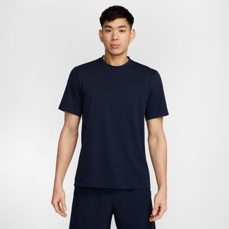 Nike Mens Primary Dri-FIT Short-Sleeve Versatile Top in Blue | DV9831-452