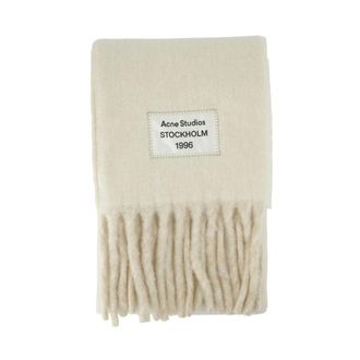 Acne Studios Winter Scarves, female, White, ONE SIZE, Alpaca Wool Scarf