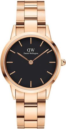 Daniel Wellington Womens DW00100212 Ladies Iconic Link Rose Gold 32mm Watch - One Size