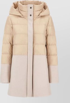 Herno quilted paneled parka coat