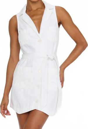 Show me your Mumu Fairfields Vest Dress In Seasalt