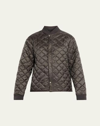 Maison Margiela Quilted Sweat Bomber Jacket