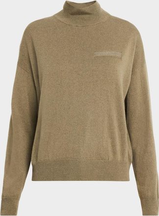 PESERICO Silk and Cashmere Turtleneck Sweater
