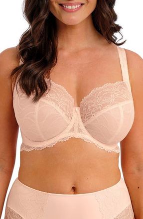 Fantasie Cesile Underwire Side Support Bra in Peach Sorbet at Nordstrom, Size 42Dd