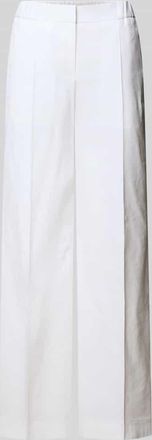 HUGO BOSS Leinenhose aus Leinen-Mix mit elastischem Bund Modell Toyal in Weiss, Gr&ouml;&szlig;e 36
