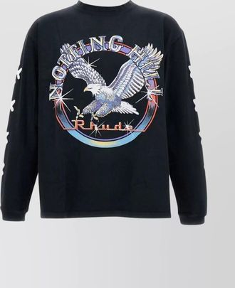 Rhude notting hill eagle ls t-shirt