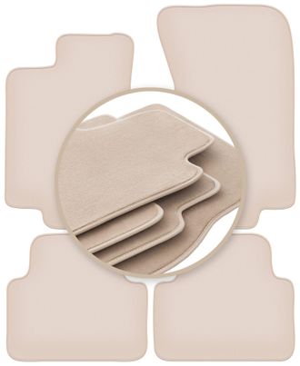 OEM Alfombrillas Beige Premium Para: Jaguar Xj Vii Sed&aacute;n 2002-2009
