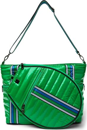 Think Royln Love All Tennis Bag in Club Green Patent at Nordstrom