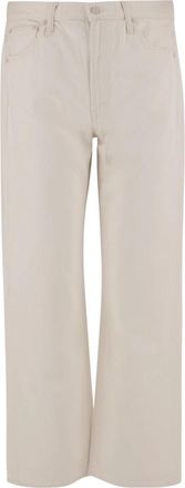 Mother Katoenen Denim Jeans - Dames - Loose Fit Jeans - Wit - W27 - Katoen - Jeans