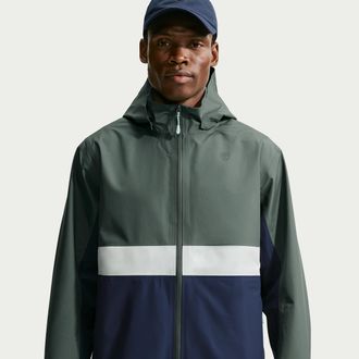 Nike Mens Par Storm-FIT ADV Loose Golf Jacket in Green | IO0701-303