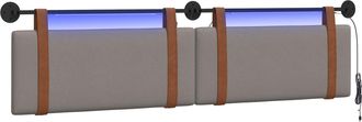 vidaXL Cabecero Colgante Topo Pu Antiguo Vidaxl