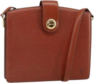 Louis Vuitton Pre-owned Cross Body Bag - Dames - Vintage Schoudertas - Bruin - ONE Size - Leer - Vintage