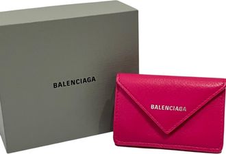 Balenciaga Purple Wallet (Tri-Fold) (Pre-Owned)