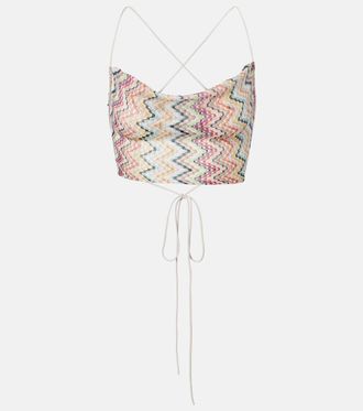 Missoni Crop top en zigzag