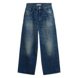 Sunflower Wide Jeans, male, Blue, Size: W29 L32 Sunflower Trousers