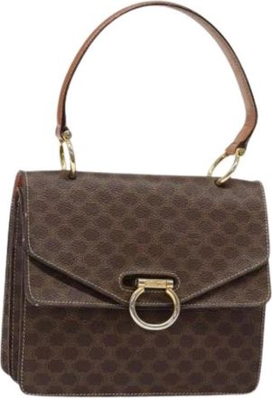 Celine Tweedehands Canvas handtassen - Dames - Vintage Handtas - Bruin - ONE Size - Vintage