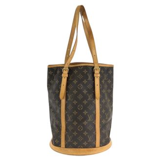 Louis Vuitton Brown Pvc Leather Shoulder Bag Tote Bag (Pre-Owned)