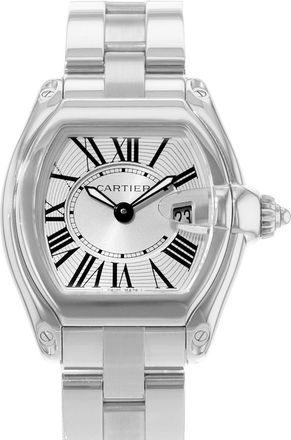 Cartier Pre-owned Cartier Roadster Quartz Silver Dial Ladies Watch W62016V3