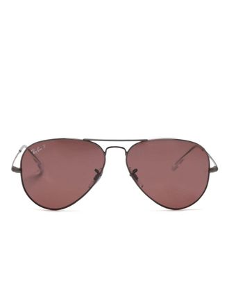 Ray-Ban Occhiali da sole Metal II con montatura stile pilota - Argento