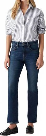 Levi's Womens Kick Boot Jeans In Dark Wash
