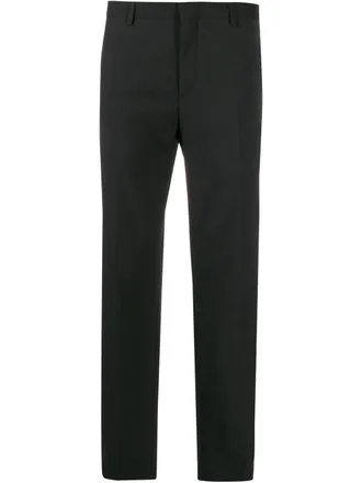 Calvin Klein Jeans slim-fit trousers - men - Cotton/Polyester/Viscose/Wool - 46 - Black