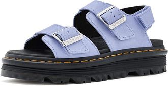 Dr. Martens Zebzag Sandals Womens Dress Sandals Cornflower Blue : UK 4 (US Womens 6) M, Leather/Suede