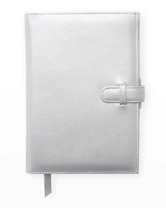 Royce Leather Monogrammed Executive Weekly Leather Calendar Planner, Personalized