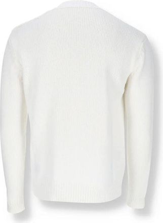 Balmain Mens White Cotton Sweatshirt Clothing
