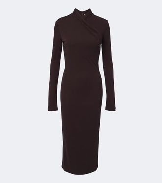 Max Mara Jersey midi dress