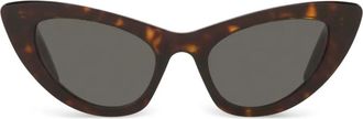 Saint Laurent Eyewear Lily sunglasses - women - Acetate - 52 - Brown