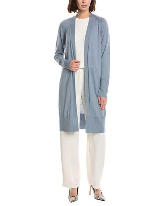 Lafayette 148 New York Open Front Cashmere & Silk-Blend Cardigan
