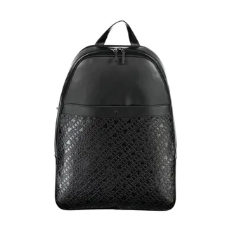 Tommy Hilfiger Backpacks, male, Black, Size: ONE SIZE Polyethylene Backpack