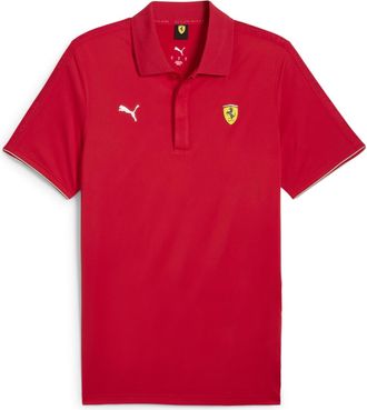 Puma Scuderia Ferrari Race Cloudspun Mens Polo Shirt, Red Racing Red, L