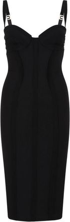 Elisabetta Franchi mouwloze midi-jurk