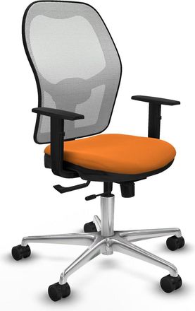 Piqueras y Crespo Sedia Da Ufficio Piqueras Y Crespo Jorquera Arancione Similpelle