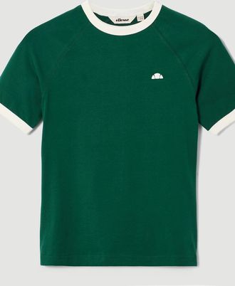 Ellesse Womens Etchemin Slim Tee - Dark Green - Size: 10