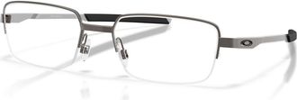 Oakley 55mm Rectangle optical glasses in Grey at Nordstrom