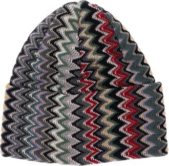Missoni Gestreept Muts - Dames - Hoeden - Veelkleurig - ONE Size - Wol - Accessoires