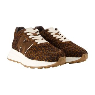 Hogan H641 Allacciato H Sneaker - Brown