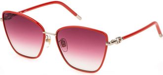 Furla SFU692V 0594 Womens Sunglasses Gold Size 58