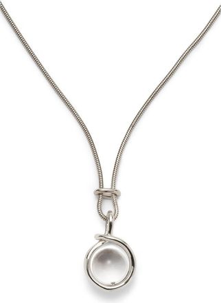 LADY GREY Sling Quartz Pendant Necklace in Silver at Nordstrom