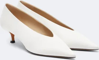 Le Monde Beryl Le Monde B&eacute;ryl Babouche satin pumps