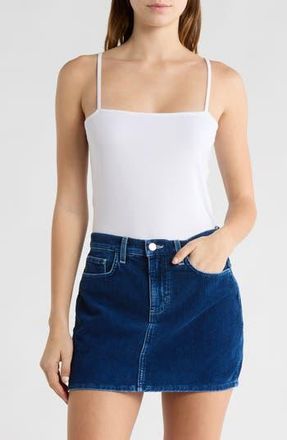 L'agence Lavinia Square Neck Camisole in White at Nordstrom Rack, Size X-Large