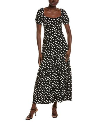 Emerson Fry Luie Linen-Blend Maxi Dress