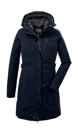Killtec Parka KILLTEC KOW 165 WMN PRK, Damen, Gr. 42, blau (navy), Obermaterial: 100% Polyester;Futter: 100% Polyester;F&uuml;llung: 100% Polyester, Jacken Parka, 