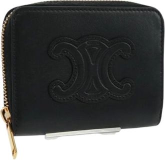 Celine Pre-owned Wallets, female, Black, Size: ONE SIZE Pre-owned Vintage Wallet