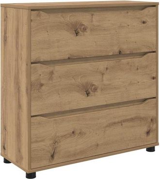 vidaXL Armario De Almacenamiento Roble Artesanal 80 X 31 X 81 Cm Vidaxl