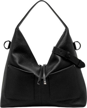 Gianni Chiarini Tassen, Dames, Zwart, ONE Size, Leer, Scilla Schoudertas
