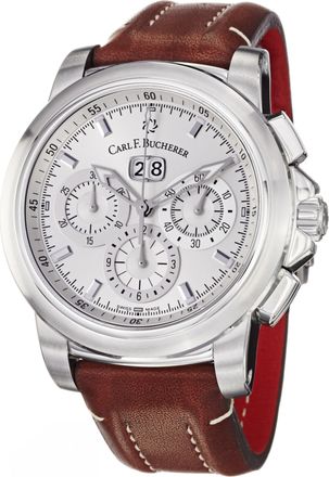 Bucherer Carl F Bucherer Patravi ChronoDate Automatic Silver Dial Mens Watch 10624081301