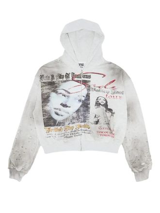 Vale zip-up hoodie - Grijs